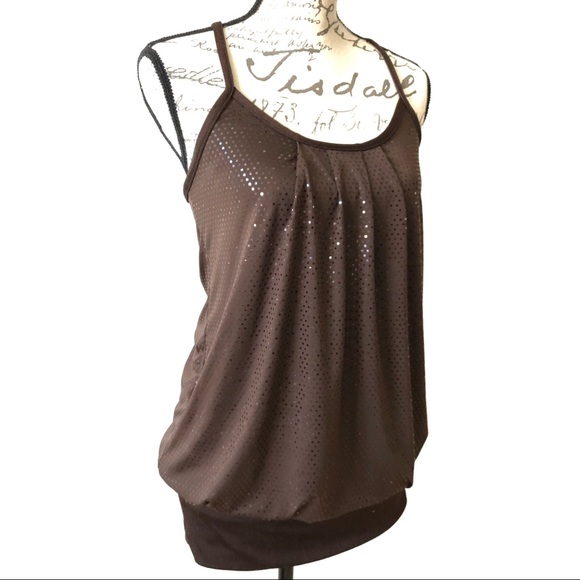 Sleeveless Brown Stretchy Cocktail Mini Dress - Picture 2 of 7